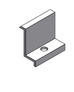 ENDKLEMME 50X40 SILBER