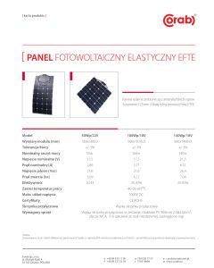 PV PANEEL FLEXIBEL 140WP/22V EFTE