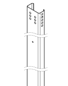 HINTERE STÜTZE L3900 (105x50x3)