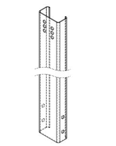 HINTERE STÜTZE L1700 (105x50x3)